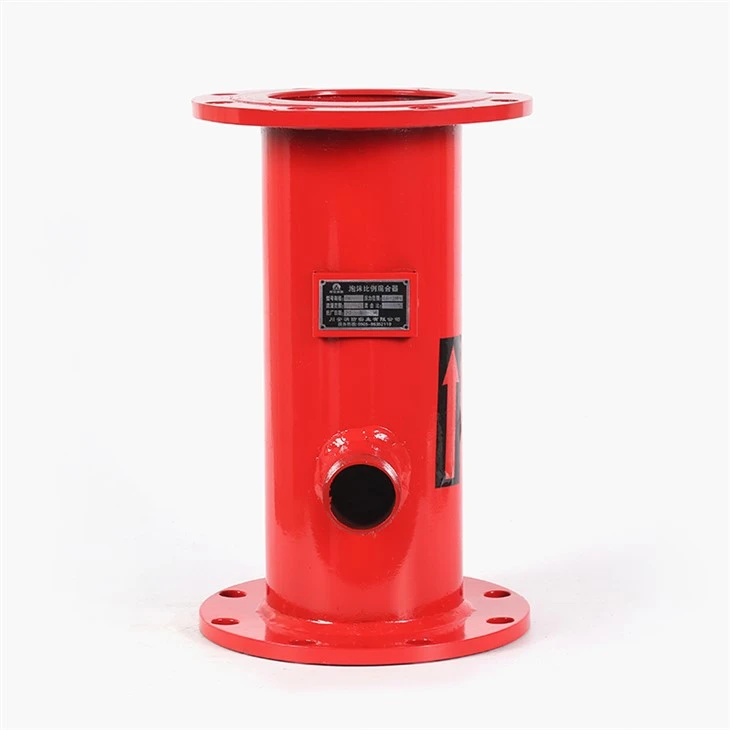 Red Carbon Steel Foam Proportioning Mixer Advanced Fire Safety suppliers