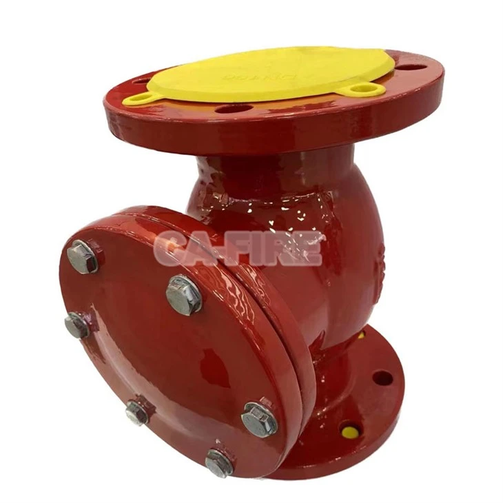 Full Bore Rubber Disc Check Valve With Ductile Iron Body high quality