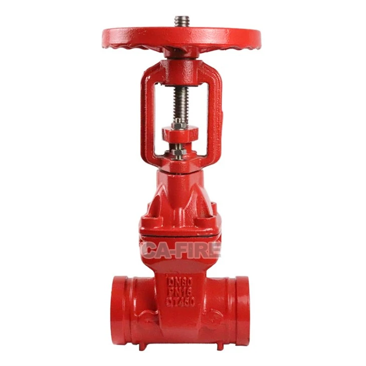 Cast Iron Gate Valve Groove End